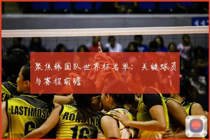 聚焦韩国队世界杯名单：关键球员与赛程前瞻